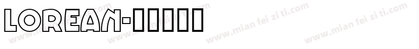 lorean字体转换