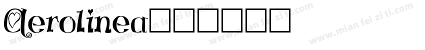 Aerolinea字体转换