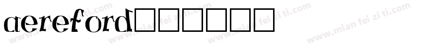 aereford字体转换