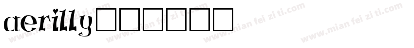 aerilly字体转换