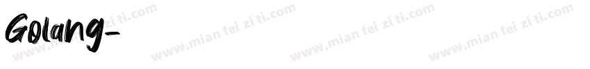 Golang字体转换