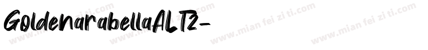 GoldenarabellaALT2字体转换