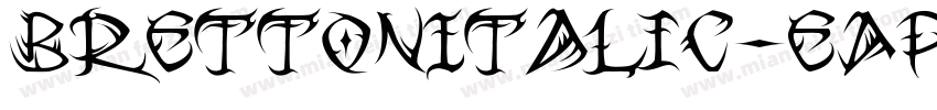 BrettonItalic-EAp9字体转换