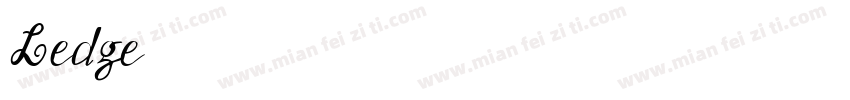 Ledge字体转换