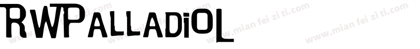 RWPalladioL字体转换