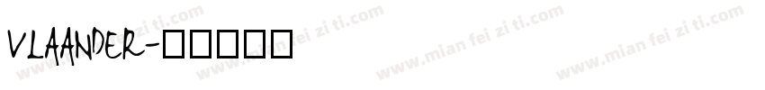 VLAANDER字体转换