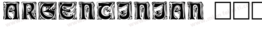 Argentinian字体转换