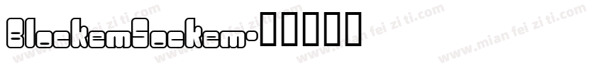 BlockemSockem字体转换