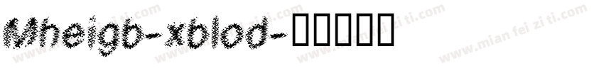 Mheigb-xblod字体转换