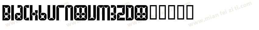 Blackburn-vm3zD字体转换
