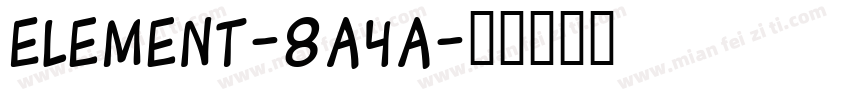 Element-8a4A字体转换