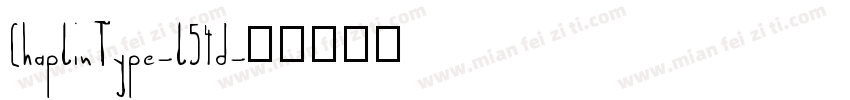 ChaplinType-l54d字体转换