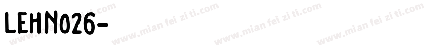LEHN026字体转换
