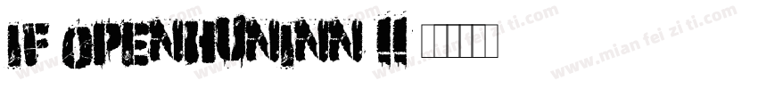if-openhuninn-11字体转换