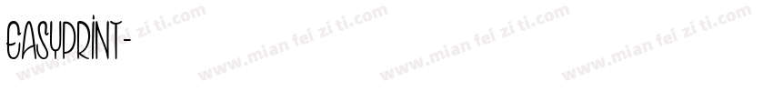 EasyPrint字体转换