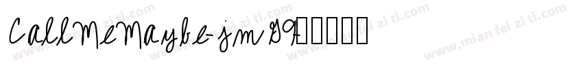 CallMeMaybe-jmG9字体转换