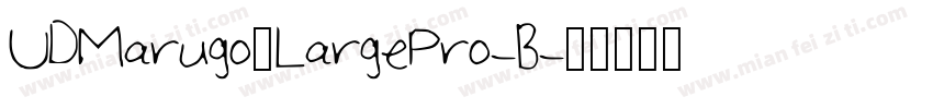 UDMarugo_LargePro-B字体转换