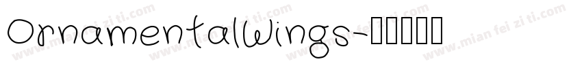 OrnamentalWings字体转换