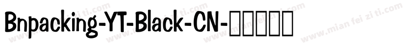 Bnpacking-YT-Black-CN字体转换