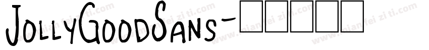 JollyGoodSans字体转换