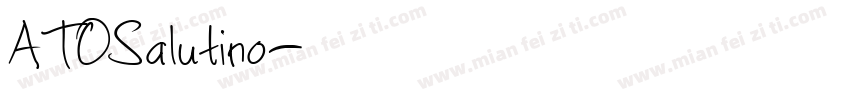 ATOSalutino字体转换