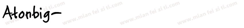 Atonbig字体转换