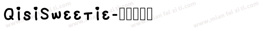 QisiSweetie字体转换