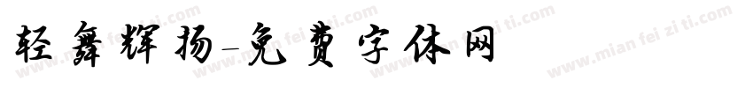 轻舞辉扬字体转换