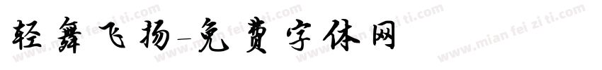 轻舞飞扬字体转换