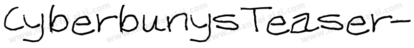 CyberbunysTeaser-9Ken字体转换