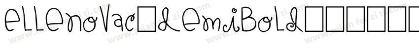 ElleNovaC-DemiBold字体转换
