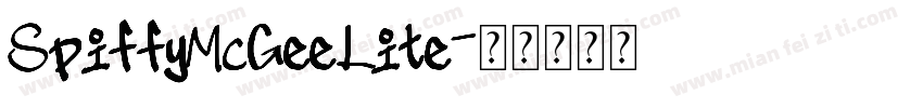 SpiffyMcGeeLite字体转换