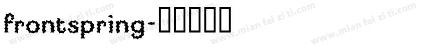 frontspring字体转换