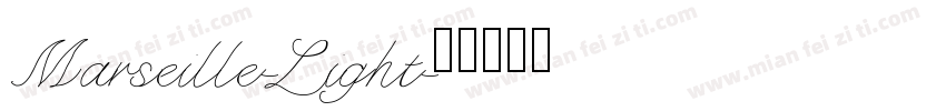 Marseille-Light字体转换