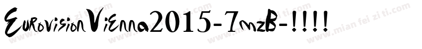 EurovisionVienna2015-7mzB字体转换