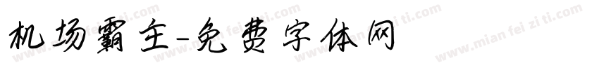 机场霸主字体转换
