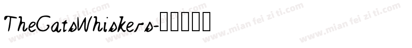 TheCatsWhiskers字体转换