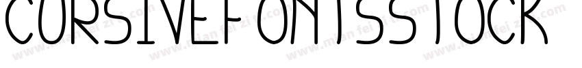 cursivefontsstock字体转换
