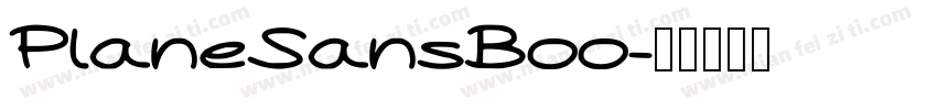 PlaneSansBoo字体转换