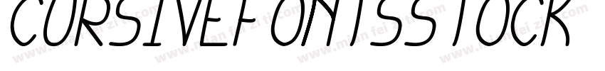 cursivefontsstock字体转换