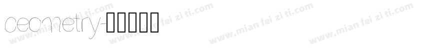 ceometry字体转换