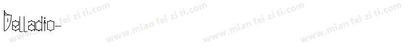 Belladio字体转换