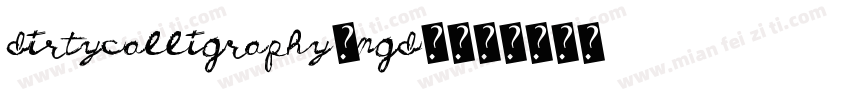 DirtyCalligraphy-mGD5字体转换