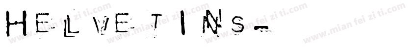 HelvetIns字体转换