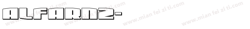 alfarn2字体转换