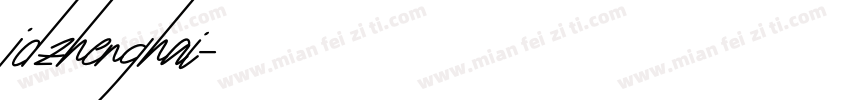 jdzhenghai字体转换