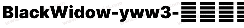 BlackWidow-yww3字体转换