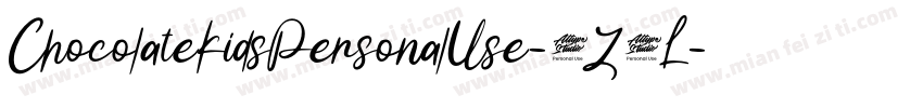 ChocolateKidsPersonalUse-9Z4L字体转换