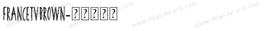 FranceTVBrown字体转换