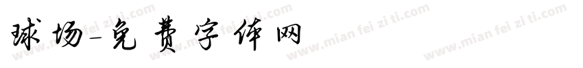 球场字体转换